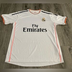 Real Madrid White Soccer Jersey